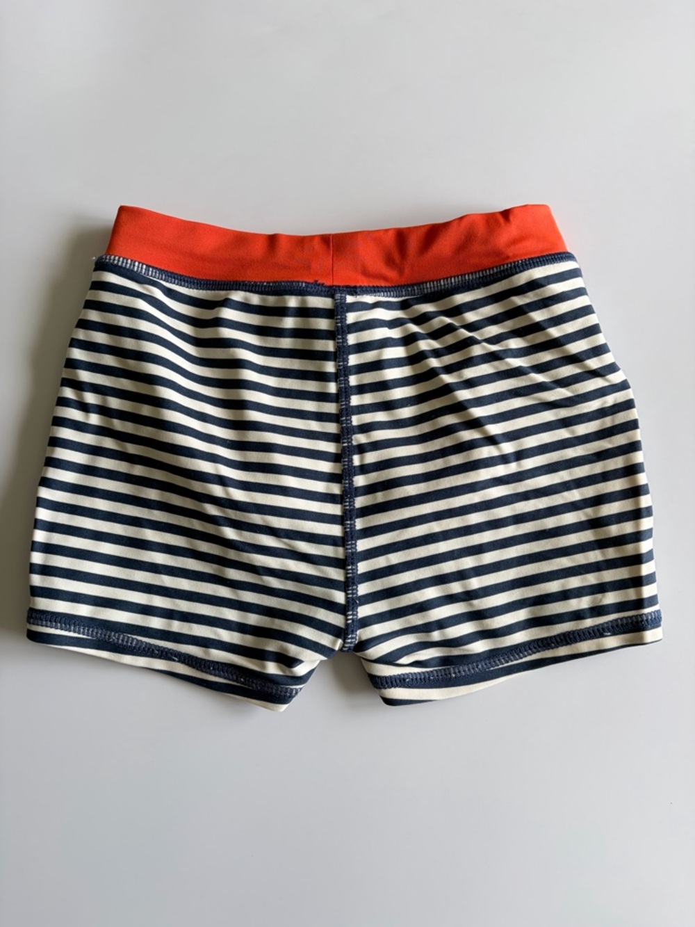 Tucker + Tate Baby Boy Swimsuit Size 12 Months Shirt Shorts Stripes Orange Blue - Picture 8 of 10